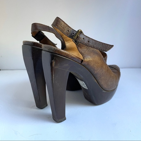 Marni Wood Platform Heels - Picture 9 of 15